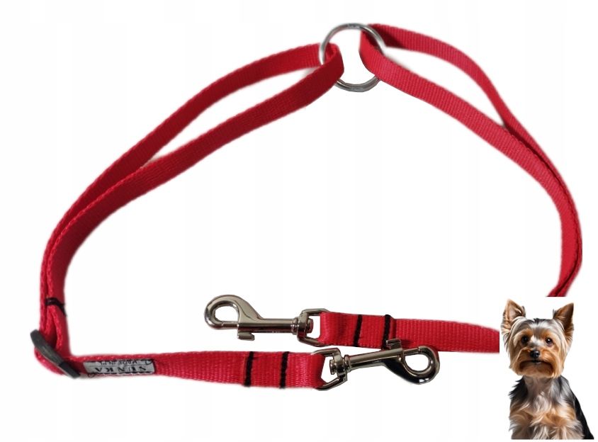 smycz dwójnik rozdzielacz dla dwóch małych psów sm 45/72