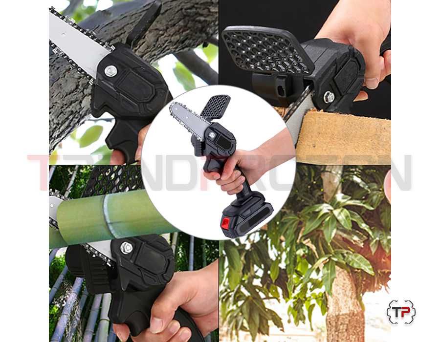 Mini Motosserra 4" c/ 2 Baterias