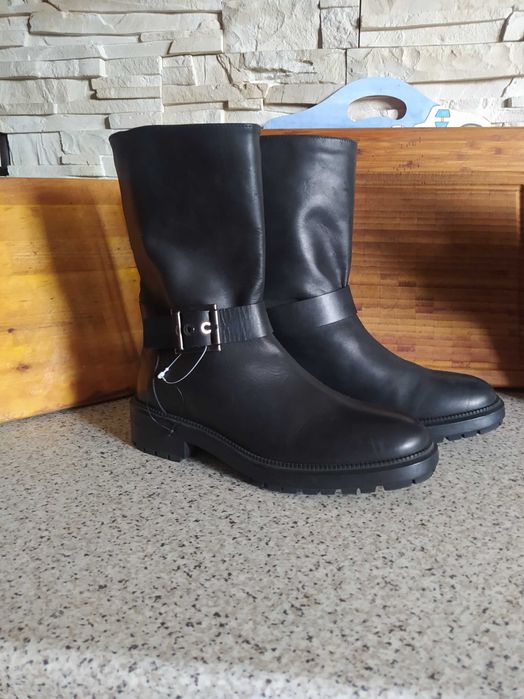 Buty kozaki damskie  skóra Aquatalia r.37