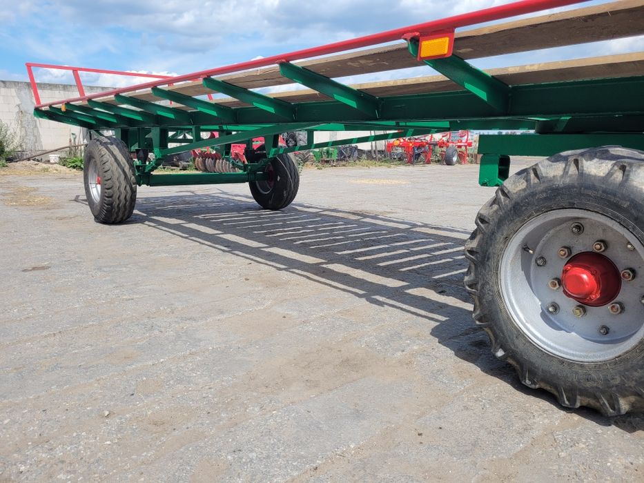 Przyczepa platforma do bel słomy siana jak nowa