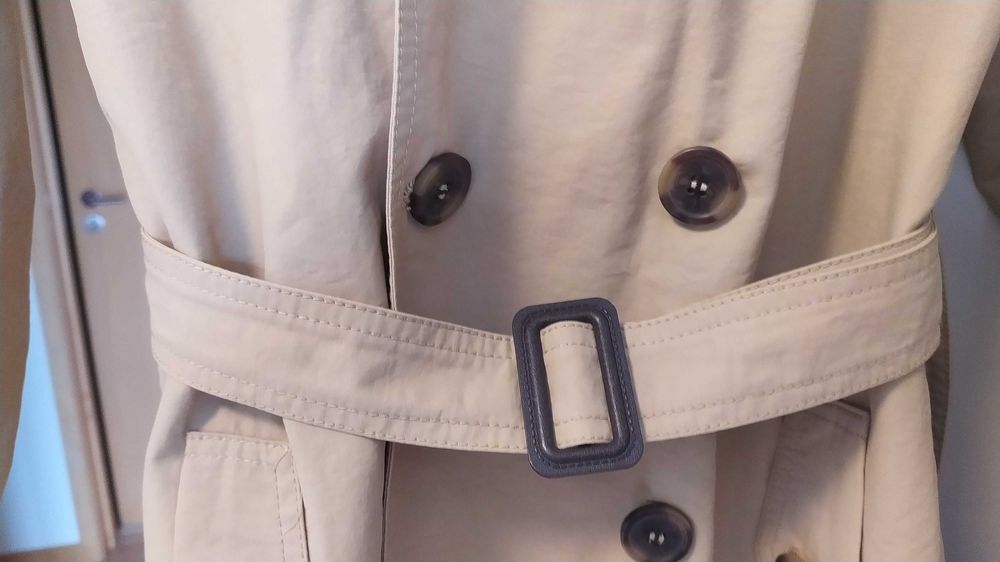 Gabardine beige  Midi.