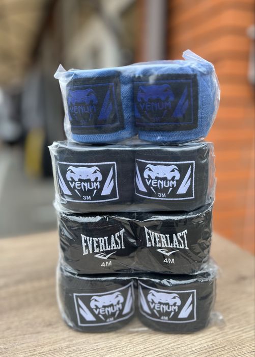 Бинты VENUM,TWINS боксерские,капы,перчатки боксерские Є ОПТ !!!