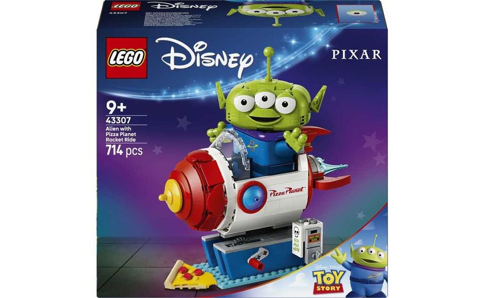 Конструктор LEGO Disney Toy Story 43307 Прибулець із ракетою «Планета піци»