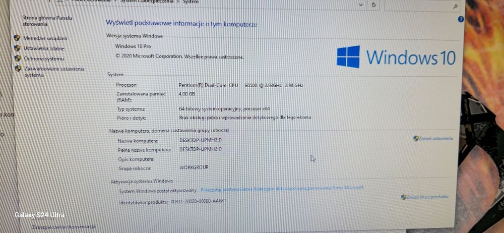 Zestaw komputerowy, 2 PC, monitor