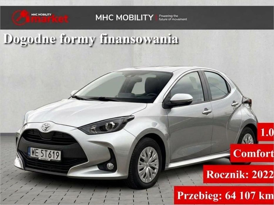 Toyota Yaris salonPL, pierwszy właścicel, niski przebieg, pełna historia