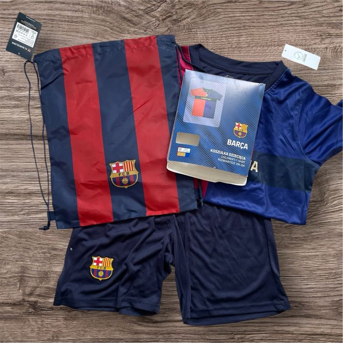 Strój piłkarski 158-164 i worek Fc Barcelona