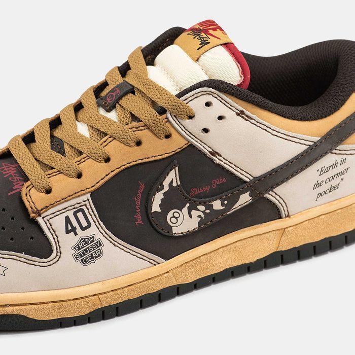 Чоловічі Кросівки Nike SB Dunk Low x Stussy 40-45 (Без Прелоплати)