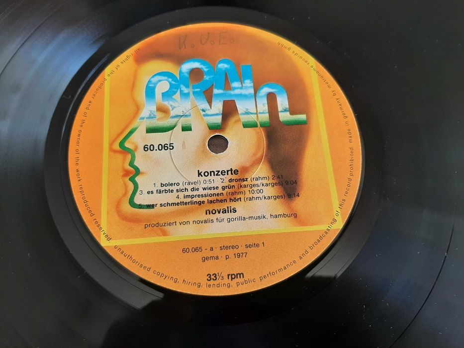 Novalis - Konzerte - Germany - Vinil LP