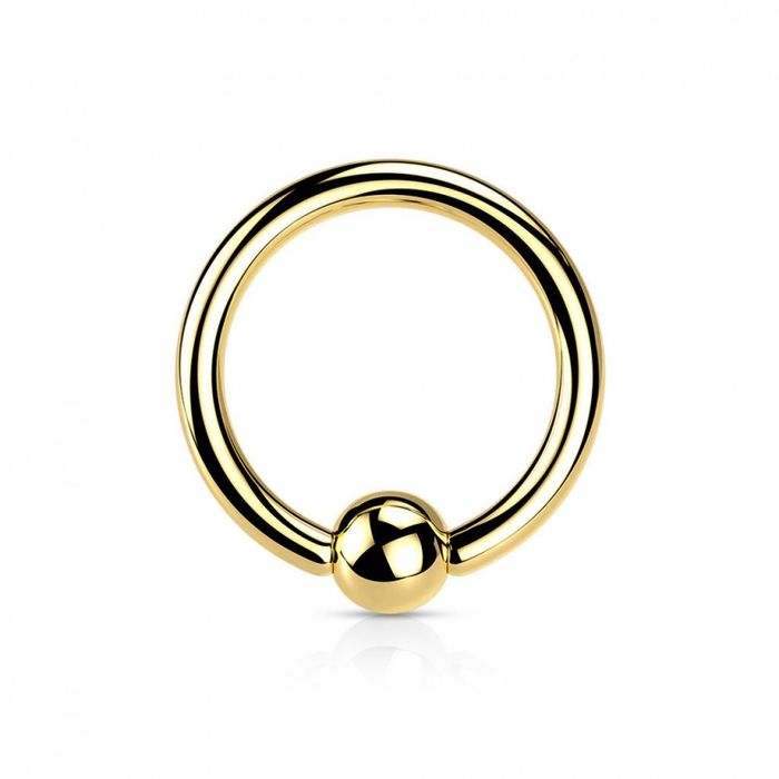 Септум кольцо в нос пирсинг бридж нострил сережка титан позолота