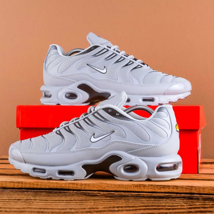 (1769) Чоловічі Кросівки Nike Air Max TN сірі (41-46) найк найки