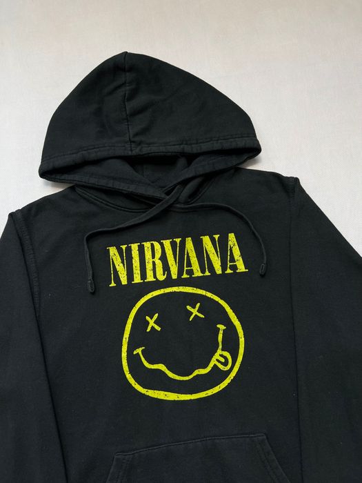 Bluza Nirvana big logo black vintage