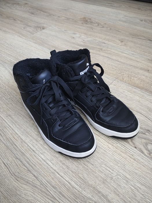 Buty zimowe męskie chłopięce PUMA Rebound Joy Fur czarne rozm. 41