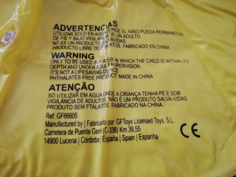 Bóia de praia/piscina para criança Abelha Maia