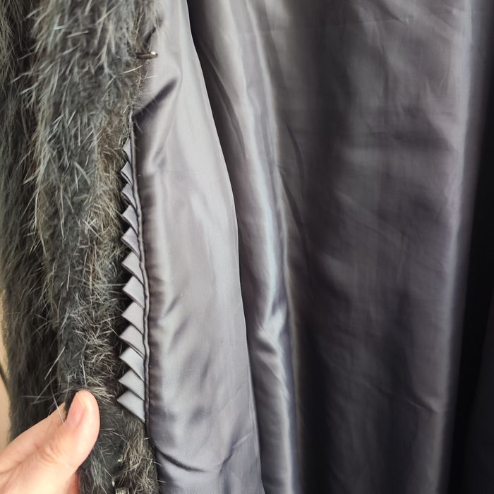 Шуба нутрія  натуральна довга  великий розмір