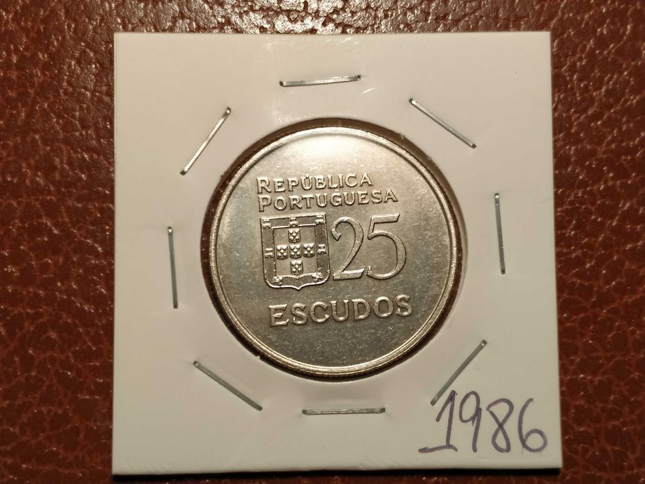 289 Portugal - moeda de 25 escudos de 1986