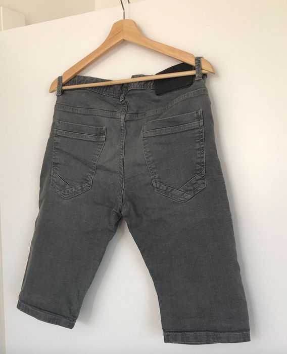 Reserved szare szorty jeansowe dżinsowe fine denim r. L 40