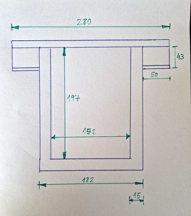 Cama madeira maciça