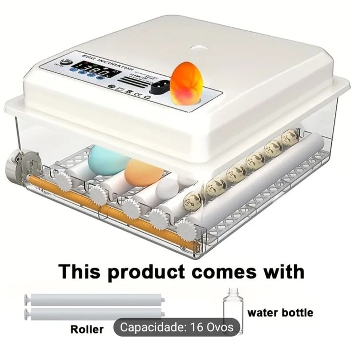 Incubadora Automática para 12-16 Ovos