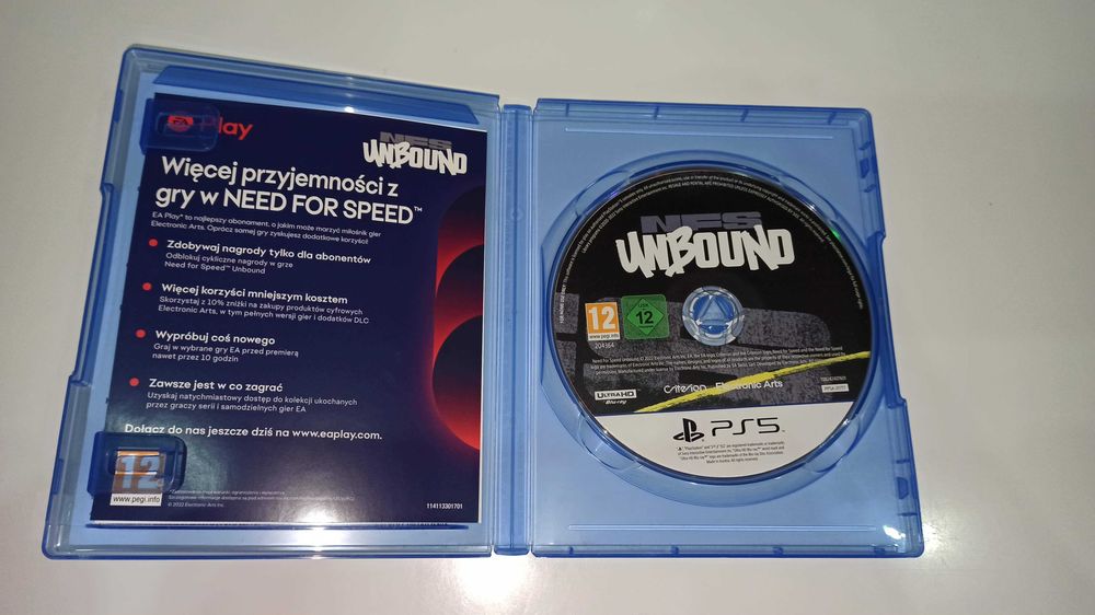 ps5 NEED FOR SPEED UNBOUND PL mówią po polsku wyścigi