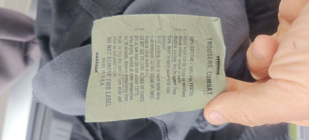 BDU Combat Trousers made in USA