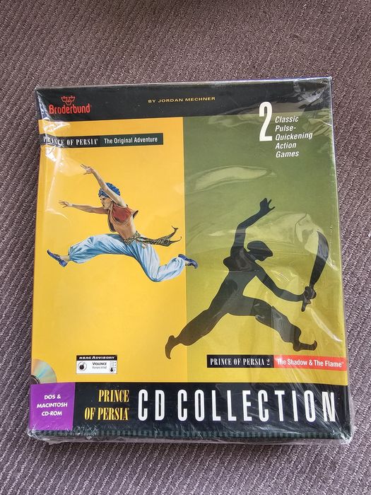 Prince of persia 1 oraz 2 DOS & MAC 1995 Folia