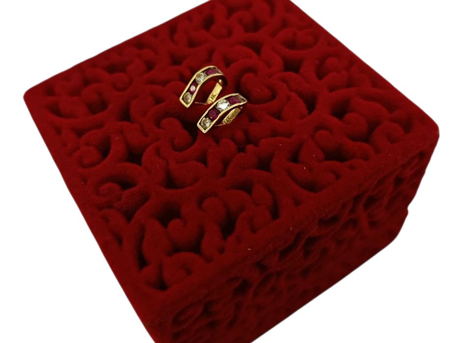 malutkie złote kolczyki 585