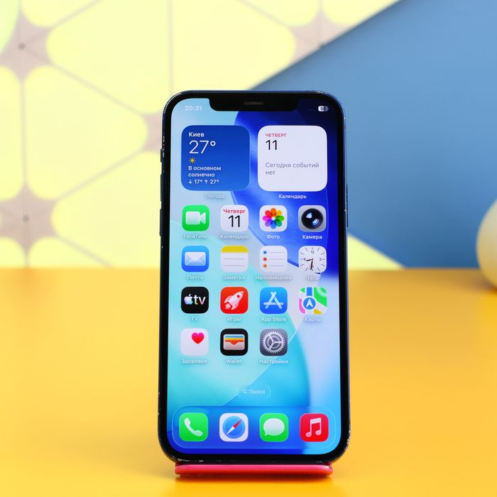 Смартфон Apple iPhone 12 128GB Blue (168578) Б/У З ГАРАНТІЄЮ