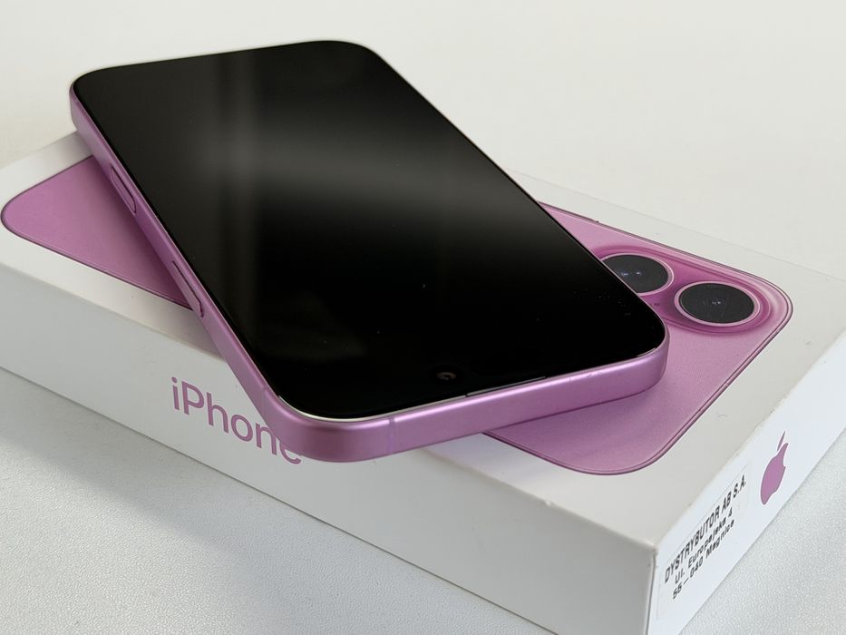 Apple iPhone 16 256 GB Różowy Rose | Stan BDB | Bateria 90% | 100% Sprawny | Komplet | Bez Blokad | Oryginał