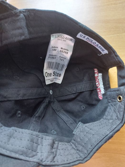 Чорна кепка U.S. Polo Assn Since 1890