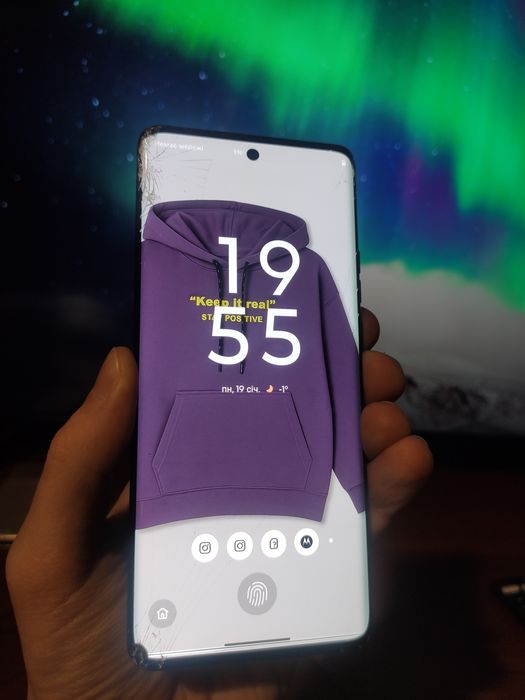 Motorola edge 40 битий екран