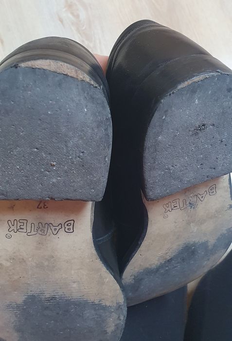 Buty Bartek skórzane czarne rozmiar 37