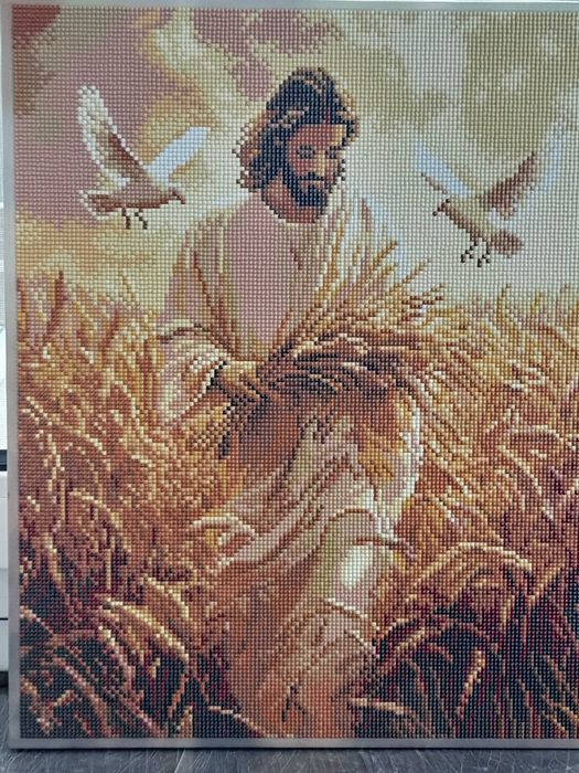 Готова картина алмазної мозаїки "Жнива віри"