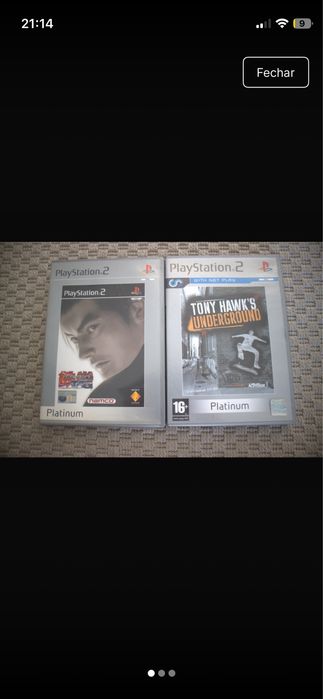 Jogos PS2 Platinum – Tekken Tag Tournament + Tony Hawk's Underground