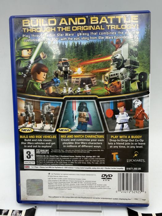 Lego Star Wars 2 Original Trilogy Ps2 Gwarancja