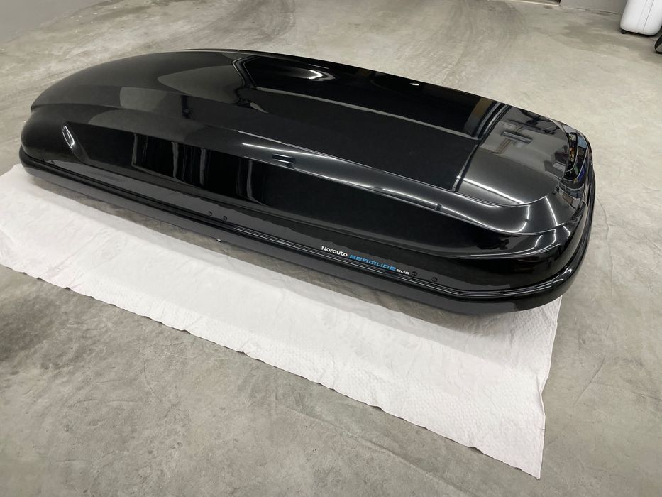 Caixa de carga norauto bermude 500 preto brilhante - nova