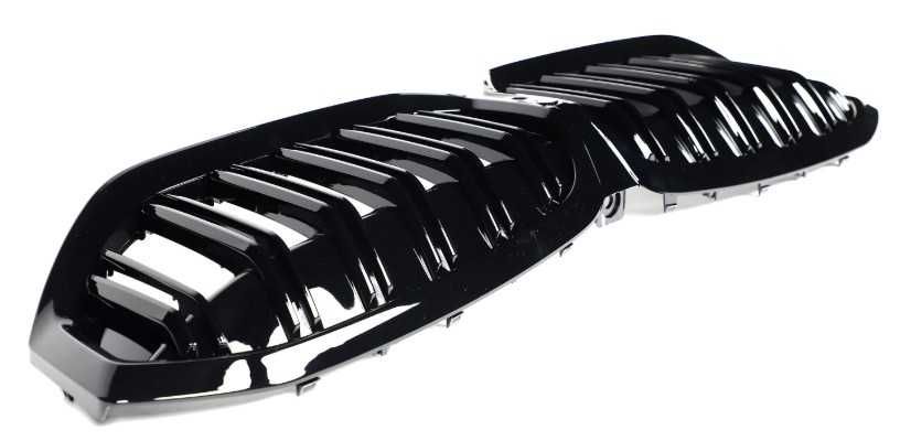 Grelhas frontais preto brilho dupla barra BMW série 3 G20 G21 1ª fase