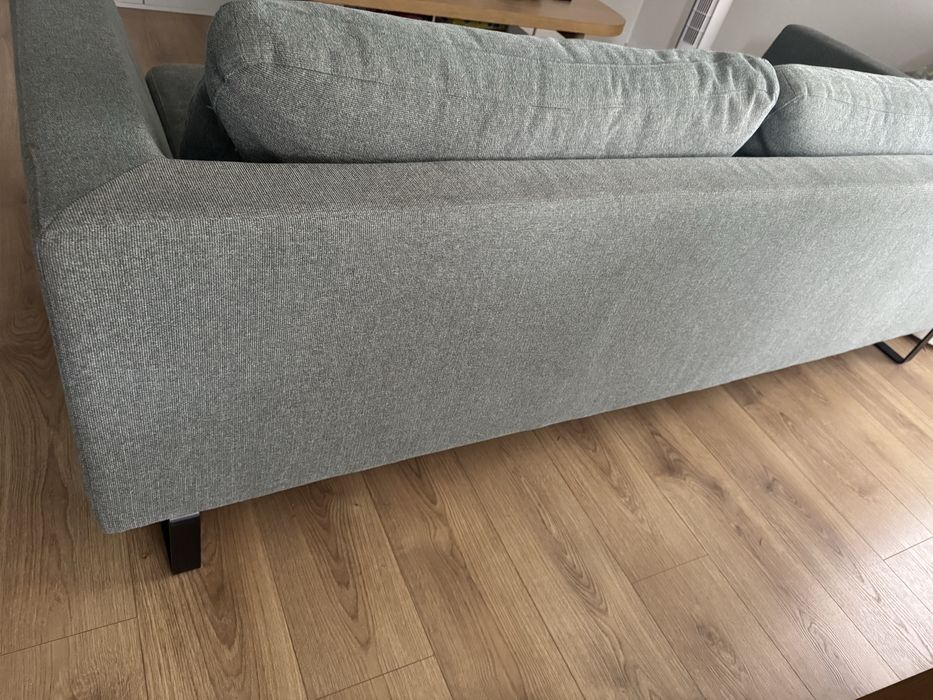 Kanapa SITS odcien zielony OHIO, 3-osobowa, nierozkladana