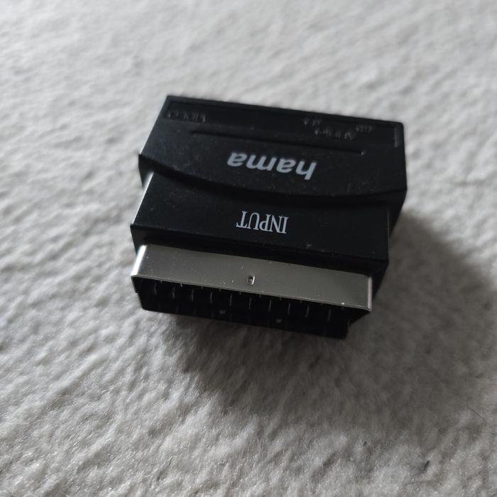 Przejściówka adapter Euro scart do cinch audio-video