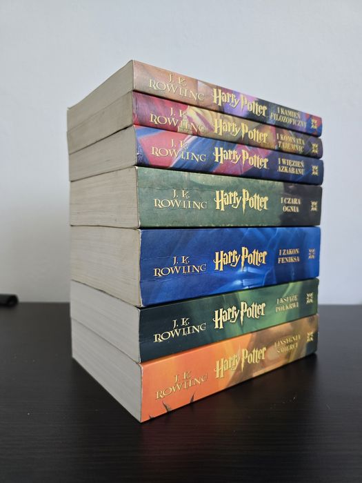Harry Potter seria książek stare wydanie