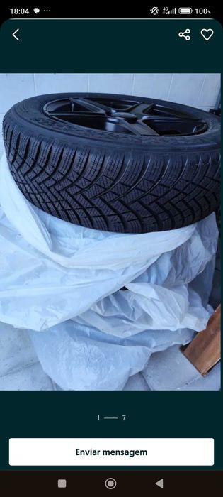 4 Jantes Novas RC-Design 16" (5x112) + Pneus Inverno Hankook 205/60 R16 (Grupo VW/Audi)
6.5x16 ET43 5x112 57.1 + oferta 4 Pneus hankook 205 60 R16 96H