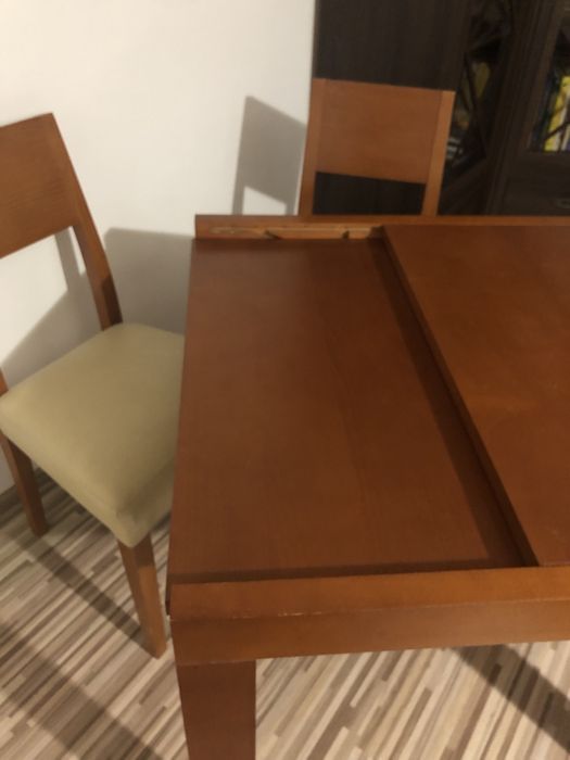 BRW stoł +4 krzesła