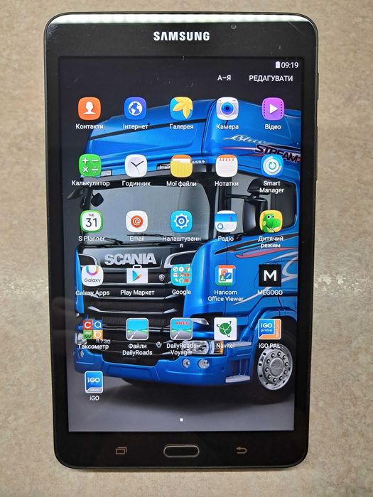 Грузовий GPS навігатор Samsung 7". Карти 2026р!