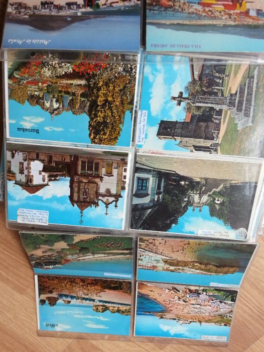 Postais de 1980 com categorias que indico abaixo