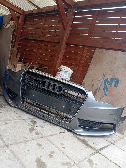 Zderzak Audi A5 8T lift, LX7R, Spryski, PDC, Halogeny, kompletny, oryginał.