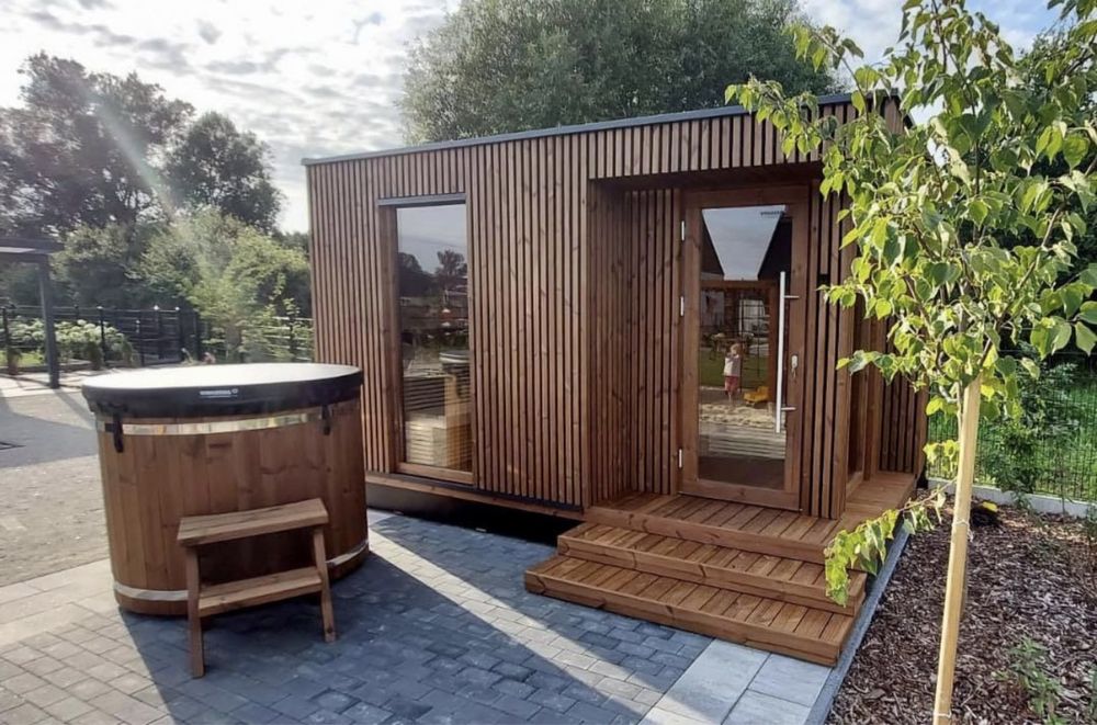 Модульные бани, домики, хоз блоки, садовая мебель