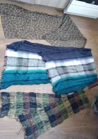 шарф снуд палантин платок шерсть  легкие натуральные