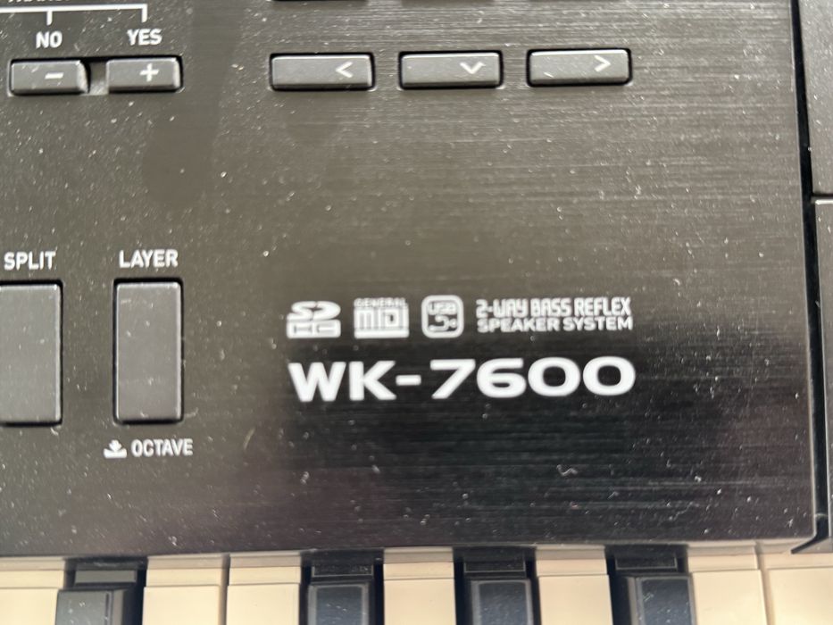 Casio WK-7600 Syntezator dynamiczne klawisze