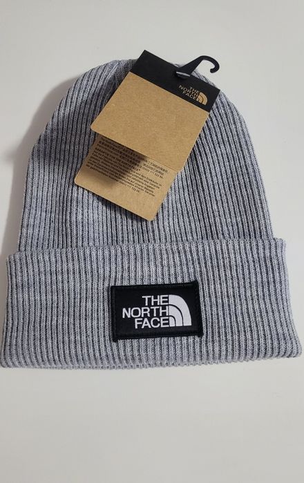 Czapka zimowa TNF  kolor jasny szary