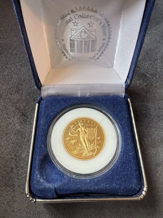 Moneta kolekcjonerska Liberty 2018 złota