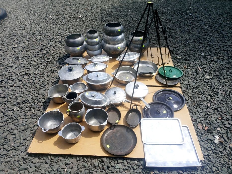 Посуд Алюміній часів СССР чайники,казанки,баняки,походные котелки